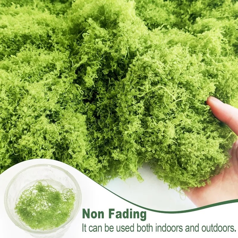 Plantas Verdes Artificiales, M - Sphagnum Moss Dry reseña y precio