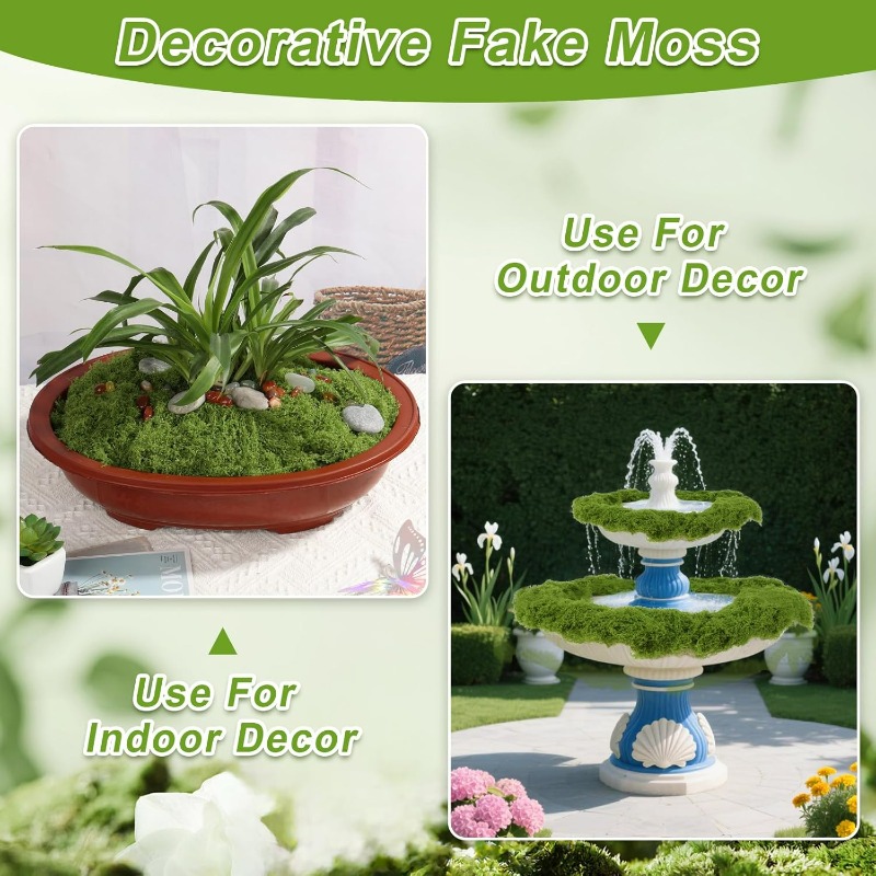 Plantas Verdes Artificiales, M - Sphagnum Moss Dry reseña y precio